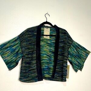 Vintage Concept open front sweater, Sz S. NWT.